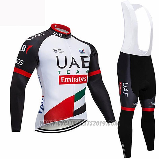 2019 Cycling Jersey UCI World Champion Uae White Black Red Long Sleeve ...